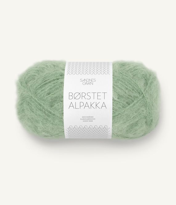 Hovedbilde UT 8532 Børstet Alpakka Pistasj Is